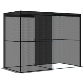 Crop Cage 4x8 Walk-in HDPE Cover Zippered Doors Plant Protector for Herbs Plants