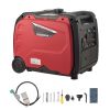 Inverter Generator, 4200W Peak Watt Quiet Inverter Generator, Dual Fuel Inverters Generators for Home Outdoor, Gas & LPG Powered, Stable Power