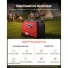 Inverter Generator, 4200W Peak Watt Quiet Inverter Generator, Electric Start Inverters Generators for Home Outdoor, Gas Powered, Stable Power