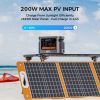 600W | 384Wh (1200W Surge) LiFePO4 Portable Solar Generator Power Station Safety Battery Pack