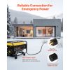 30 Amp Generator Cord and Power Inlet Box, 10 FT, 125/250V NEMA L14-30P to L14-30R Heavy Duty Extension Power Cord, SJTW 10 Gauge 7500W