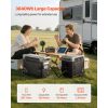 Extra Battery for Portable Power Station, 3840Wh LiFePO4 Extra Expansion Battery with 3 Output Ports for Home Use, Outdoor Camping, Road Trips, RVs