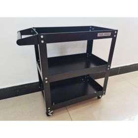 Only For Shipping On Waybill-Three-Tier Hand Cart  Black  TT103BK (Option: Default)