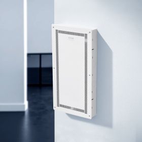 Structured Media Enclosure 28 In Recessed In-Wall TV Media Box With Cover (Option: White)