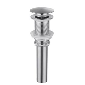 Bathroom Sink Drain Without Overflow, Vessel Sink Lavatory Vanity Pop-Up Drain Stopper, 304 Stainless Steel (Option: Defaulttitle)