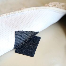 Carpet Anti-slip Sticker,40X60mm - 10 Pieces, Square Velcro Sticker, Black (Option: 10pieces)